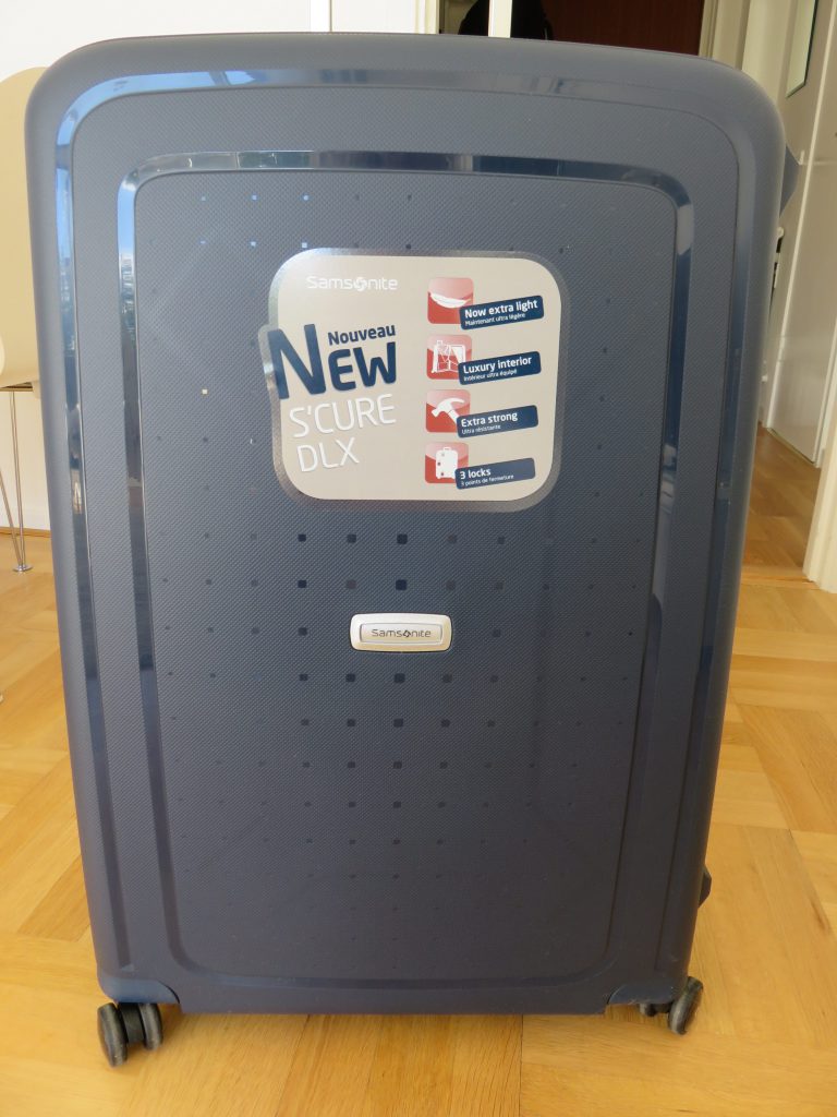 a new samsonite suitcase