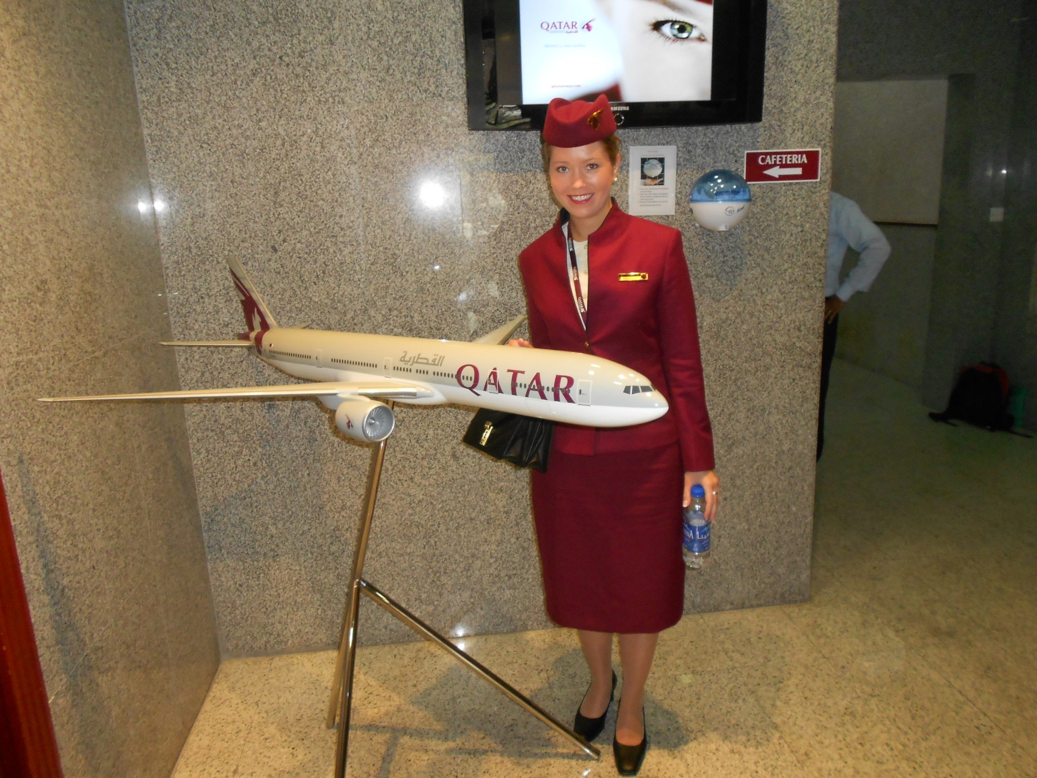 Qatar Airways crew