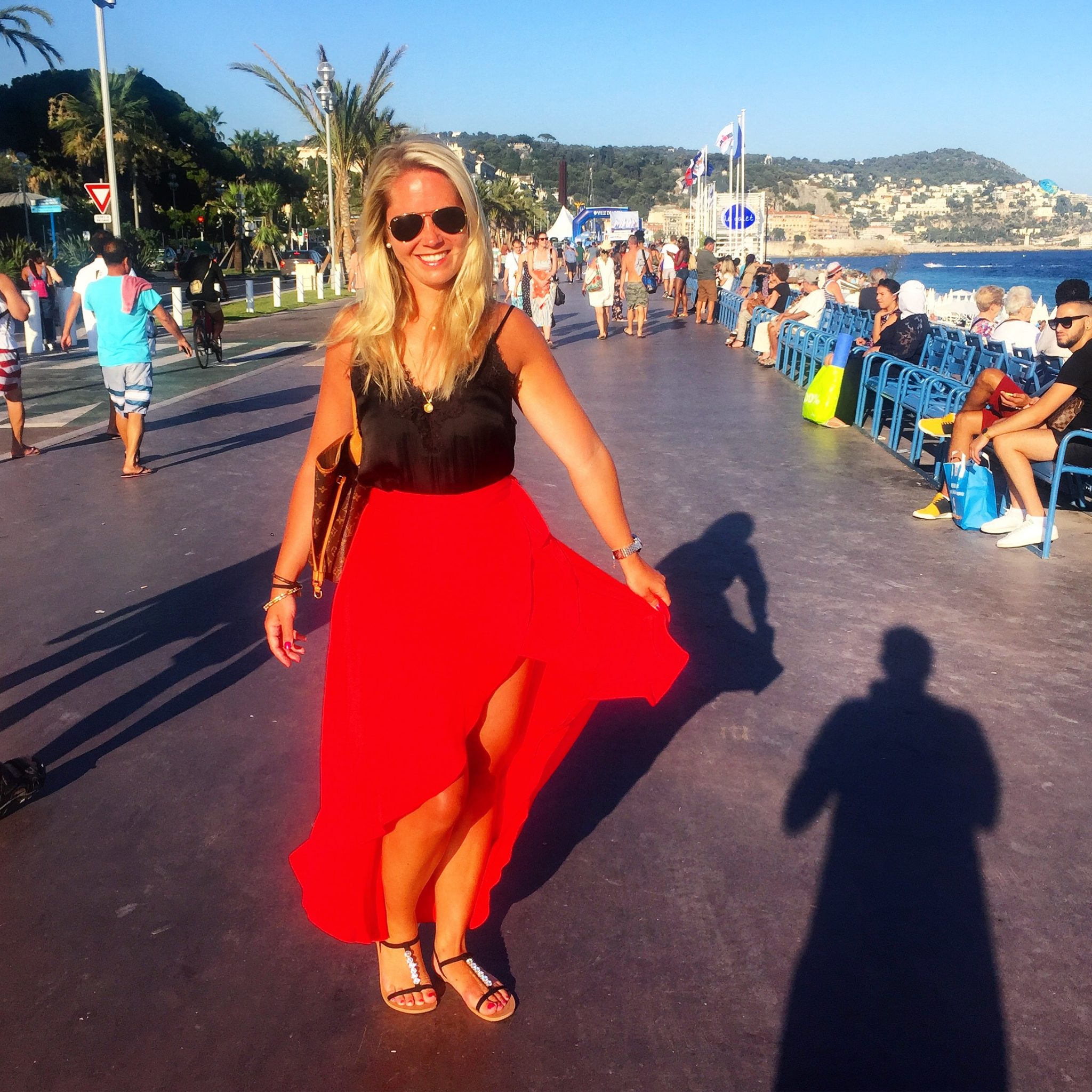 strandpromenaden i Nice