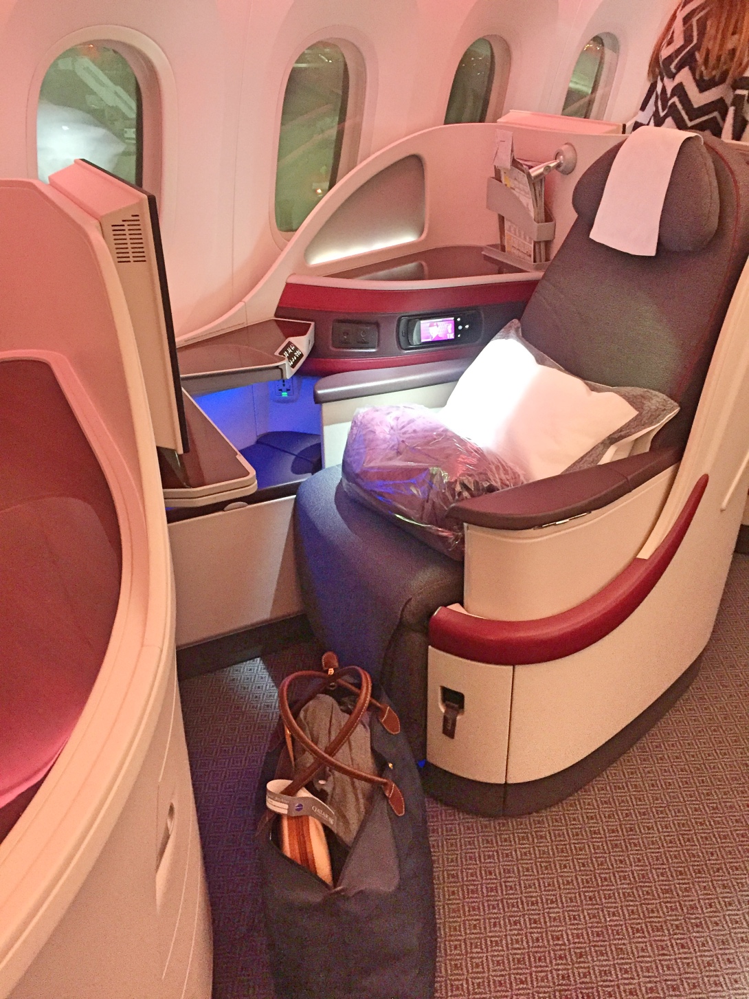 Qatar Airways Dreamliner Business Class