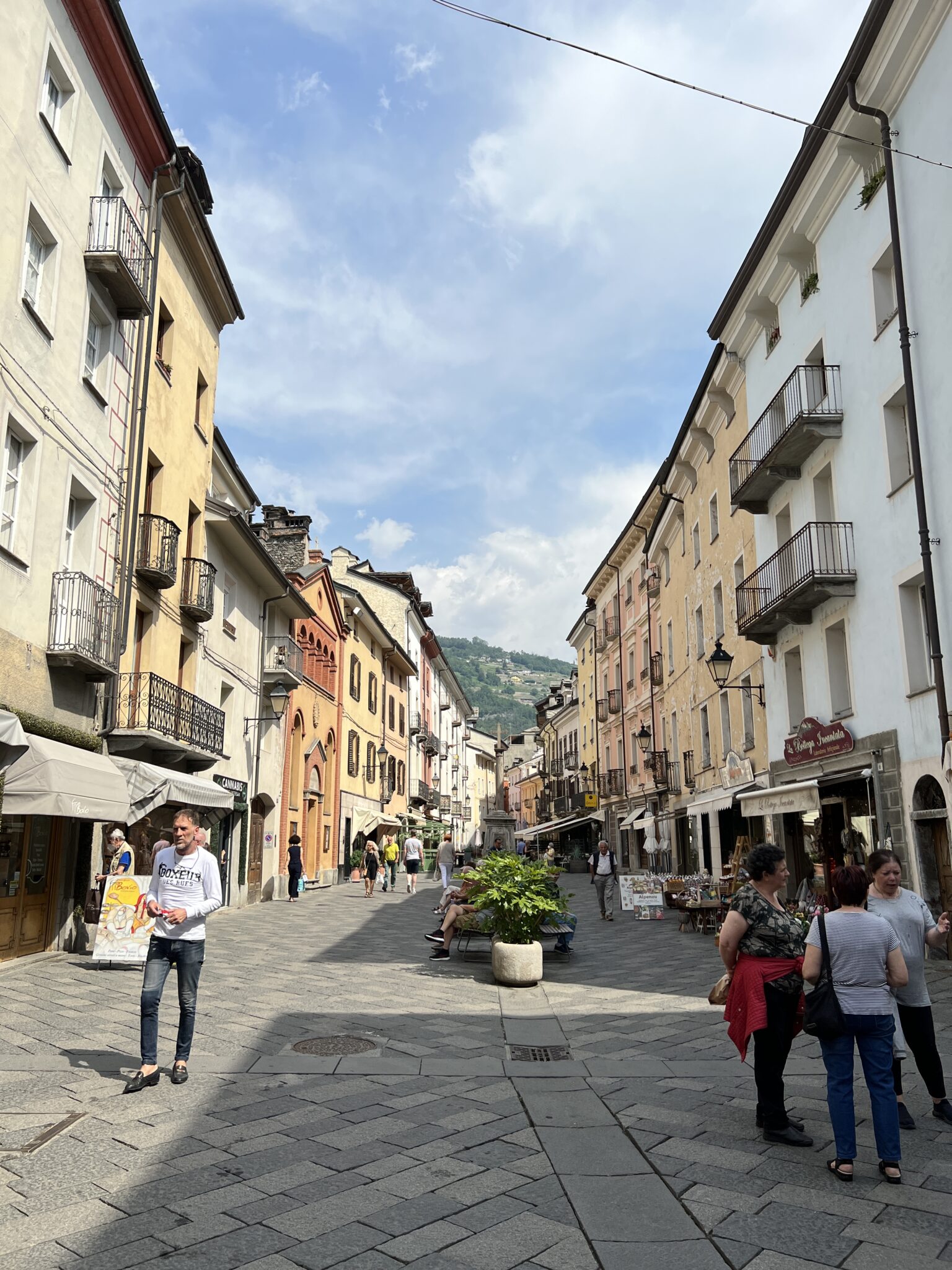Aosta, Valle d´Aosta, Italien